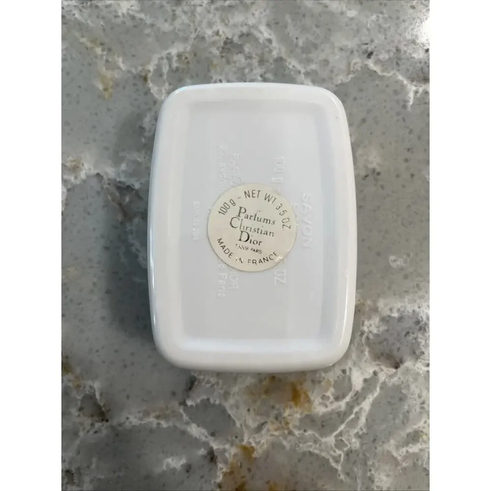 Vintage Christian Dior Dioressence Soap w/ Case 3.5 Oz Made In France New Sealed
